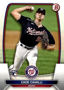2023 Topps Bowman Cade Cavalli RC Washington Nationals #94