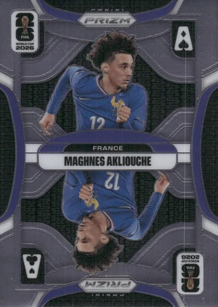 2026 Panini Prizm World Cup Aces Maghnes Akliouche #22 France