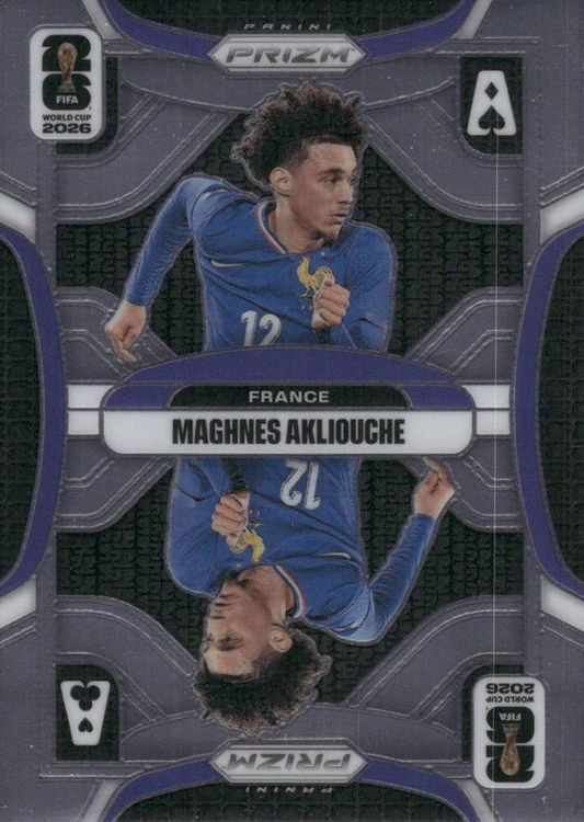 2026 Panini Prizm World Cup Aces Maghnes Akliouche #22 France