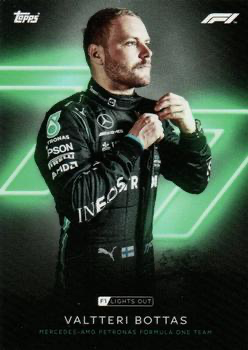 2021 Topps Formula 1 Lights Out Valtteri Bottas Mercedes-AMG