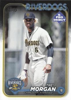 2024 Topps Pro Debut Tre' Morgan #PD-18 Charleston RiverDogs