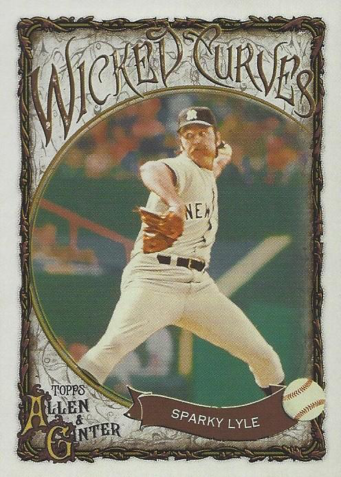 2025 Topps Allen & Ginter Wicked Curves Sparky Lyle #WC-32 New York Yankees