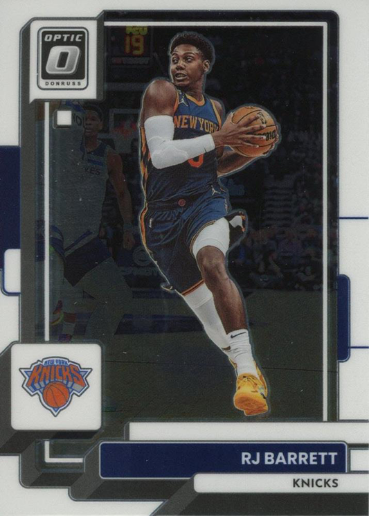 2022 Panini Donruss Optic RJ Barrett #28 New York Knicks