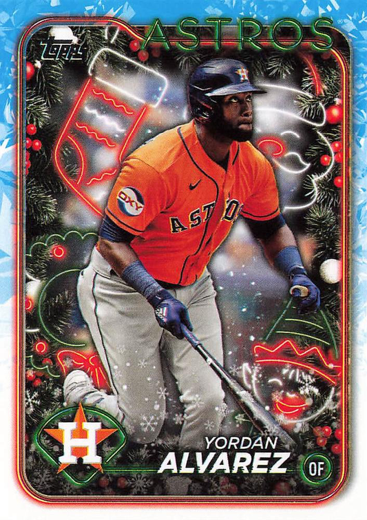 2024 Topps Holiday Yordan Alvarez Houston Astros #H117