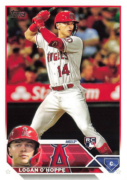 2023 Topps Series 2 Logan O'Hoppe RC Los Angeles Angels #363