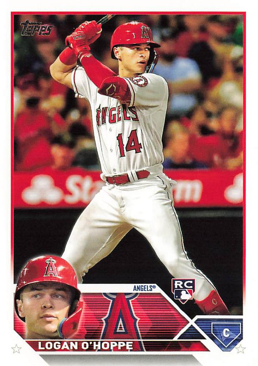 2023 Topps Series 2 Logan O'Hoppe RC Los Angeles Angels #363