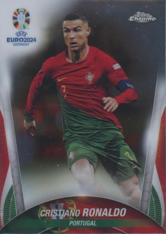 2024 Topps Chrome EURO Cristiano Ronaldo #7 Portugal