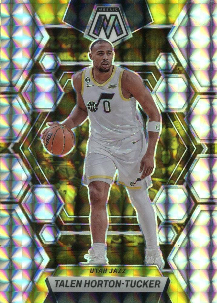 2022 Panini Mosaic Prizm Mosaic Talen Horton-Tucker #74 Utah Jazz