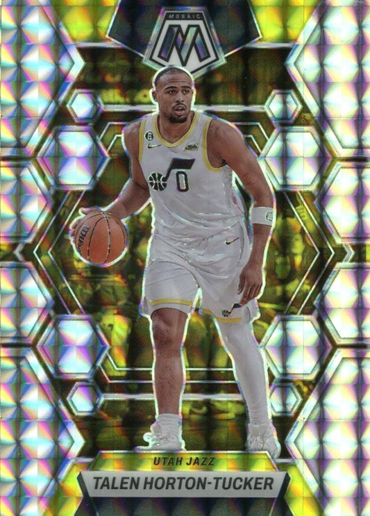 2022 Panini Mosaic Prizm Mosaic Talen Horton-Tucker #74 Utah Jazz