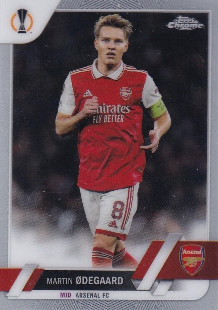 2022 Topps Chrome UCC Martin Ødegaard #88 Arsenal FC