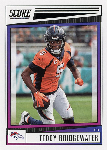 2022 Panini Score Teddy Bridgewater Denver Broncos #78