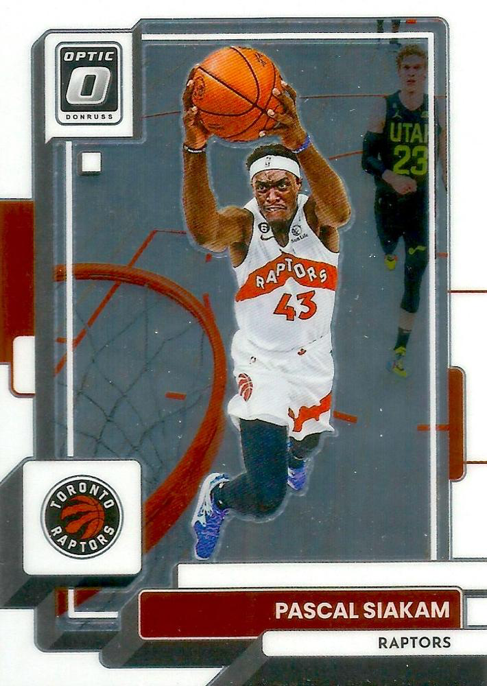 2022 Panini Donruss Optic Pascal Siakam #19 Toronto Raptors