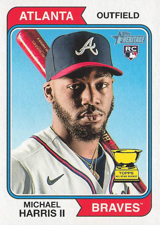 2023 Topps Heritage Michael Harris II ASR, RC Atlanta Braves #30