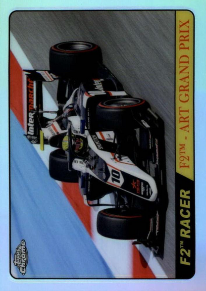 2022 Topps Chrome Formula 1 1968 Topps Hot Rods Théo Pourchaire #T68-TP Art Grand Prix F2