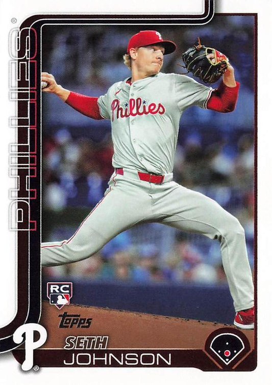 2025 Topps Series 2 Seth Johnson RC Philadelphia Phillies #362