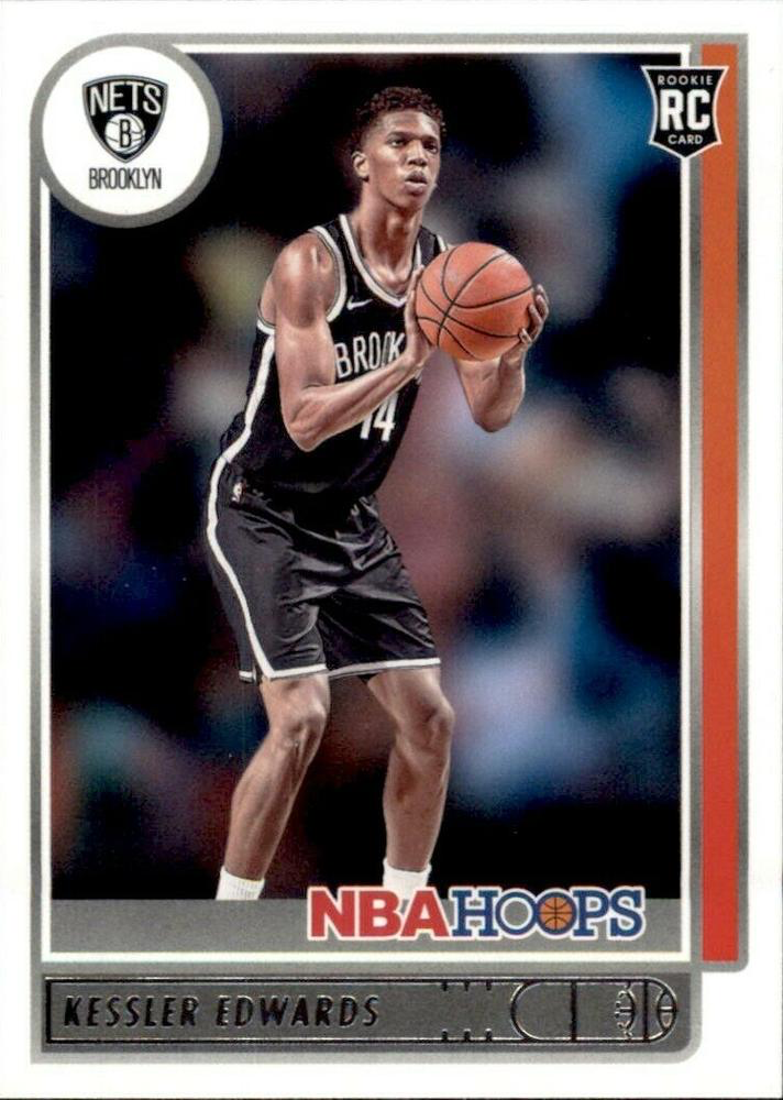 2021 Panini Hoops Kessler Edwards RC #246 Brooklyn Nets