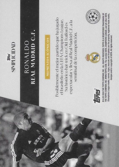 2023 Topps Simplicidad Ronaldo Real Madrid CF