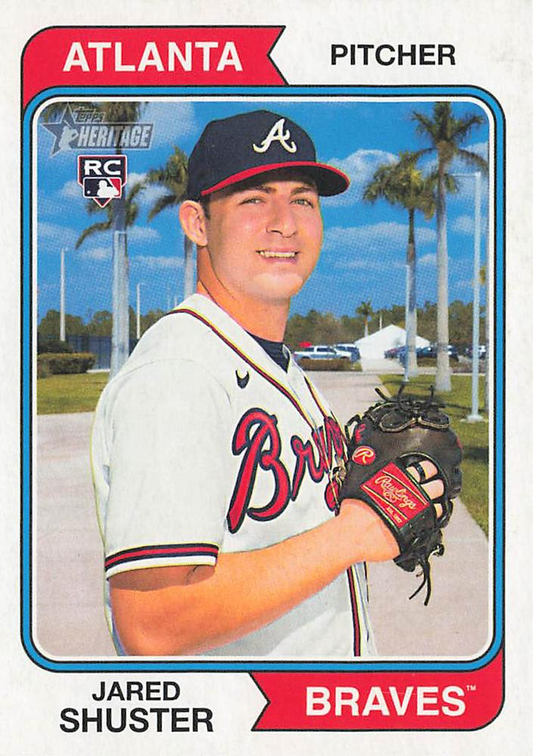 2023 Topps Heritage Jared Shuster RC Atlanta Braves #526