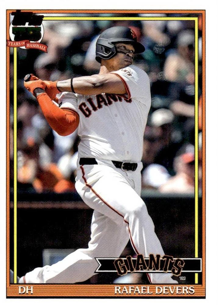 2026 Topps Series 1 Rafael Devers #T91-54 San Francisco Giants