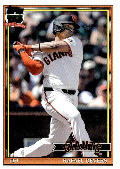2026 Topps Series 1 Rafael Devers #T91-54 San Francisco Giants