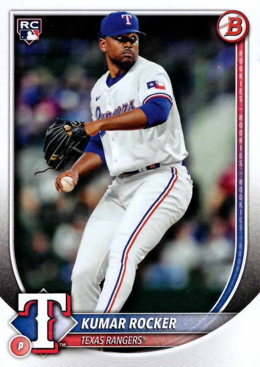 2025 Topps Bowman Kumar Rocker RC Texas Rangers #80