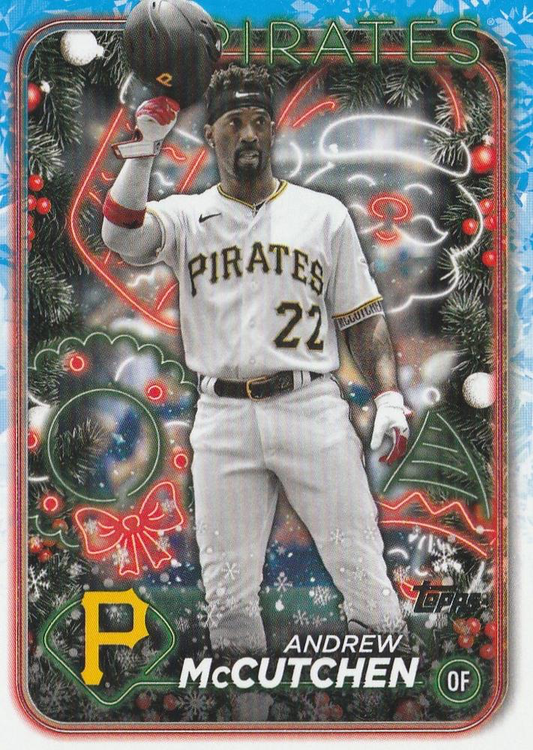 2024 Topps Holiday Andrew McCutchen Pittsburgh Pirates #H176