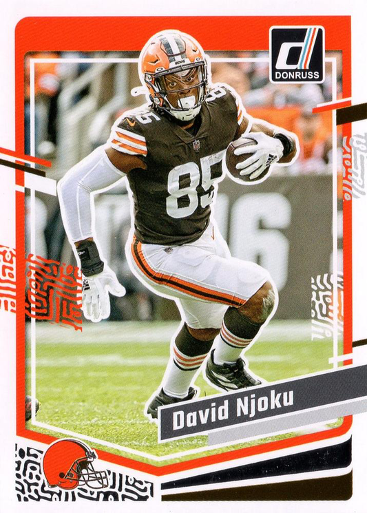 2023 Panini Donruss David Njoku #70 Cleveland Browns