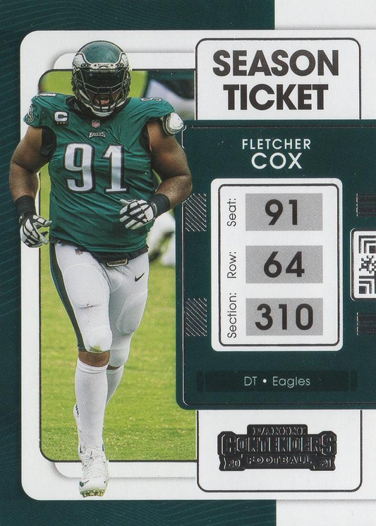 2021 Panini Contenders Fletcher Cox Philadelphia Eagles #81