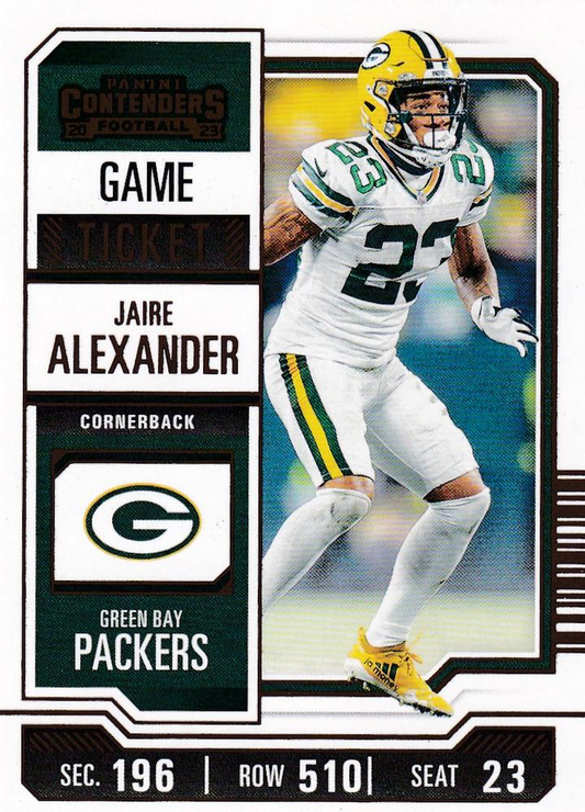 2023 Panini Contenders Bronze Parallel Jaire Alexander Green Bay Packers #38