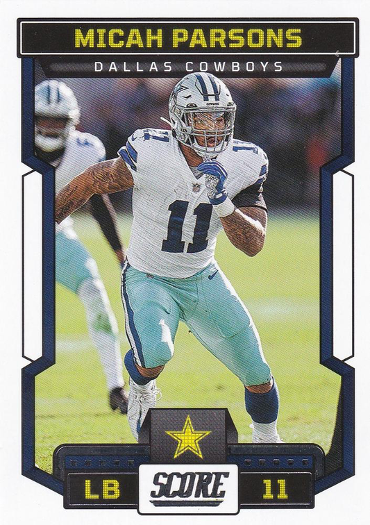 2023 Panini Score Football Micah Parsons Dallas Cowboys #230