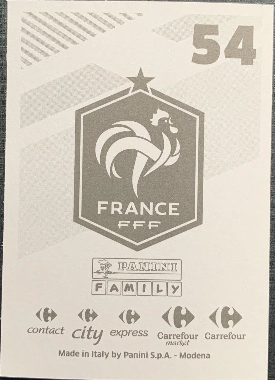 2018 Panini World Cup Stickers Gold Kylian Mbappé RC #54 France