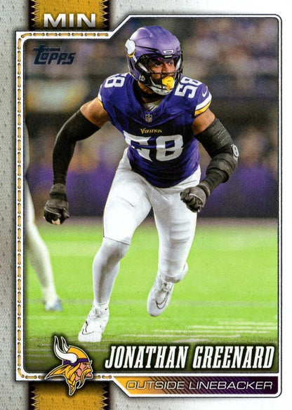 2026 Topps Flagship Jonathan Greenard #239 Minnesota Vikings