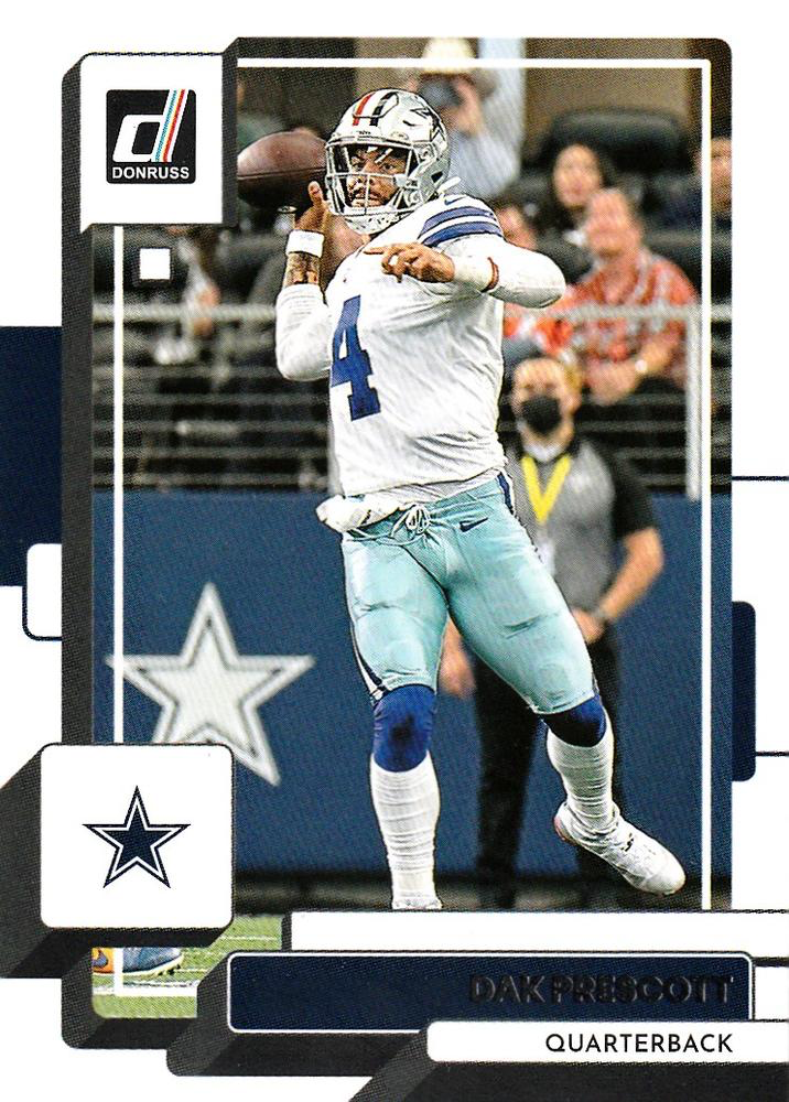 2022 Panini Donruss Dak Prescott #153 Dallas Cowboys