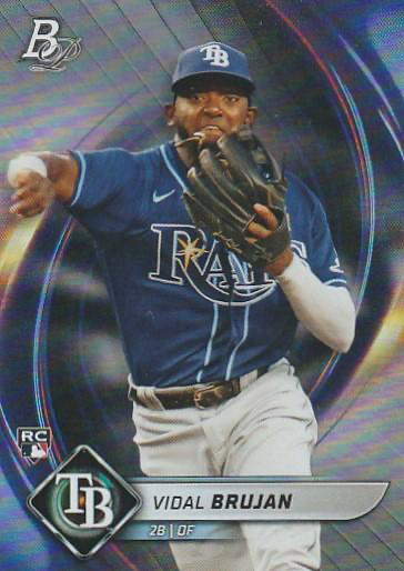 2022 Topps Bowman Platinum Vidal Brujan RC Tampa Bay Rays #23