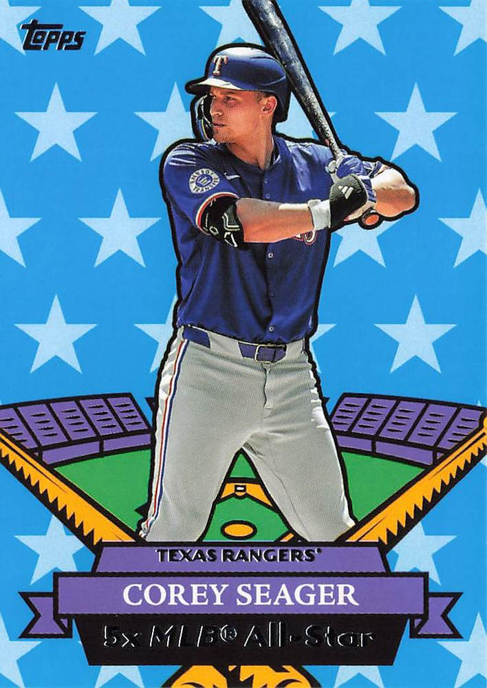 2025 Topps Archives 2007 Topps All-Stars Corey Seager #07AS-17 Texas Rangers