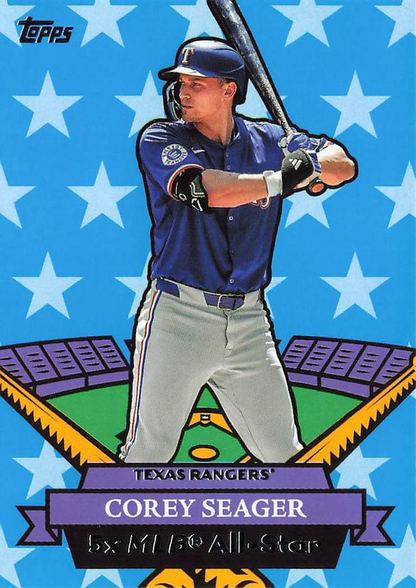 2025 Topps Archives 2007 Topps All-Stars Corey Seager #07AS-17 Texas Rangers