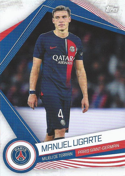 2023 Topps PSG Fan Set Manuel Ugarte #PSG-8 Paris Saint-Germain