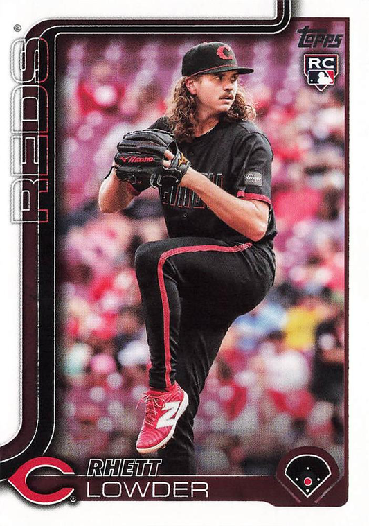 2025 Topps Series 1 Rhett Lowder RC Cincinnati Reds #205