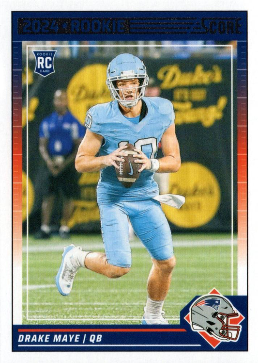 2024 Panini Score Football Drake Maye New England Patriots #303 RC
