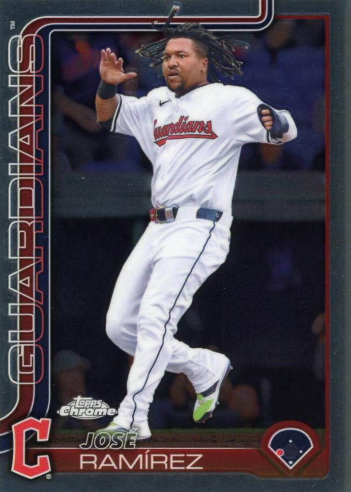 2025 Topps Chrome MLB Jose Ramirez #12 Cleveland Guardians