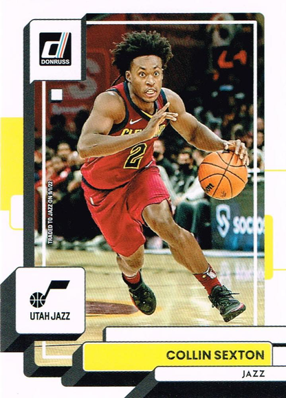 2022 Panini Donruss Collin Sexton #38 Utah Jazz