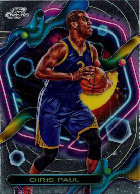 2023 Topps Chrome Cosmic Chris Paul #121 Golden State Warriors
