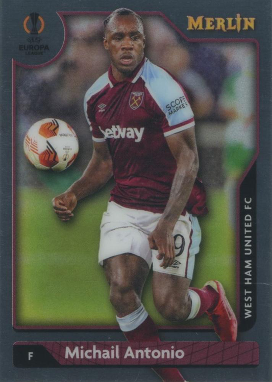 2021 Topps Merlin UEFA Club Competitions Michail Antonio #87 West Ham United