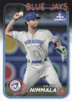 2024 Topps Pro Debut Arjun Nimmala #PD-144 Dunedin Blue Jays