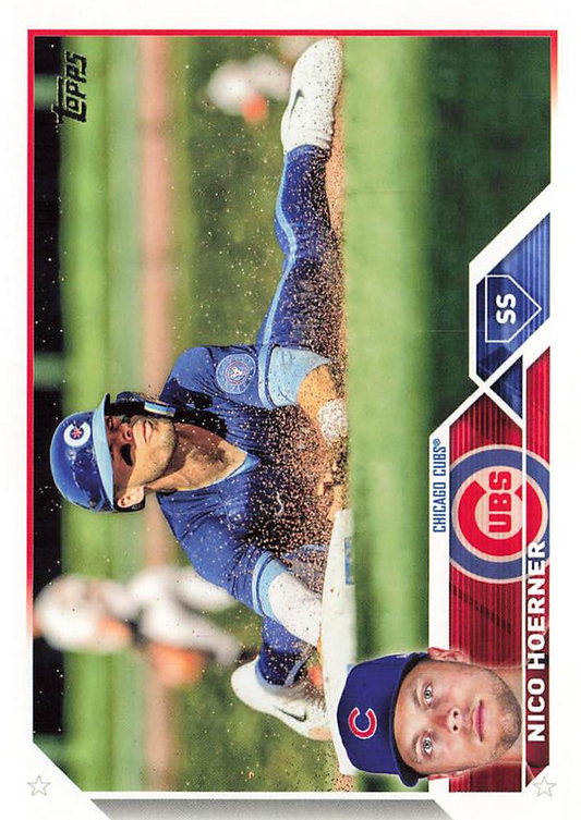 2023 Topps Series 2 Nico Hoerner Chicago Cubs #485