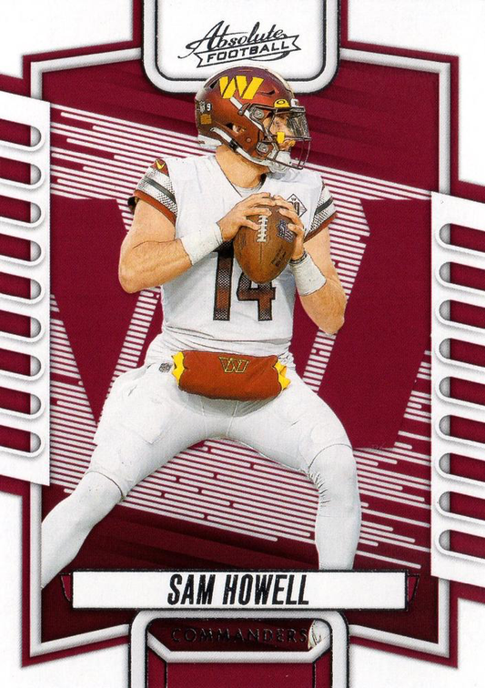 2023 Panini Absolute Sam Howell #29 Washington Commanders