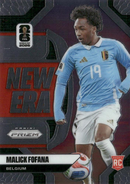 2026 Panini Prizm FIFA World Cup New Era Malick Fofana #2 Belgique
