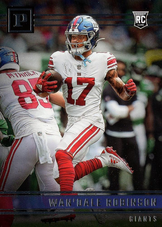 2022 Panini Chronicles Panini RC Wan'Dale Robinson #PA-24 New York Giants