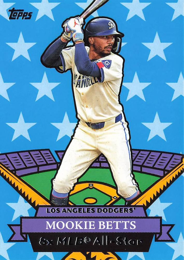 2025 Topps Archives 2007 Topps All-Stars Mookie Betts #07AS-11 Los Angeles Dodgers
