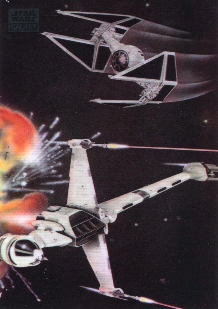 2024 Topps Chrome Star Wars Galaxy Starfighter in Battle #21